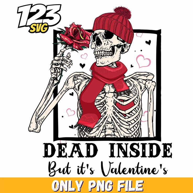 Dead Inside Strawberry Valentine PNG, strawberry valentine PNG, strawberry valentine dead inside - 123SVG Store