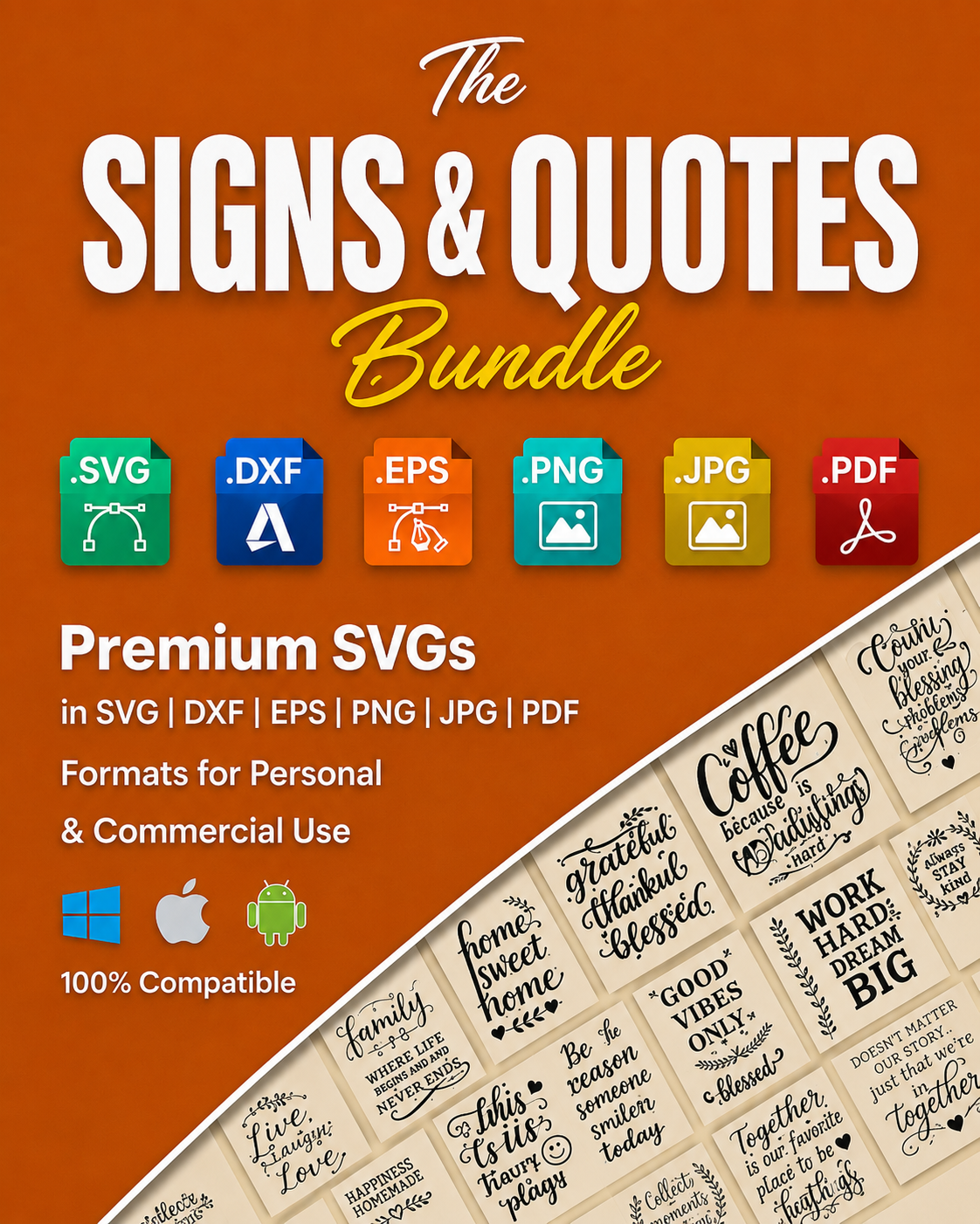 400K SVG Bundle for Cricut | 500+ SVG Bundles | Monthly Updates | Commercial Use | PNG DXF EPS AI