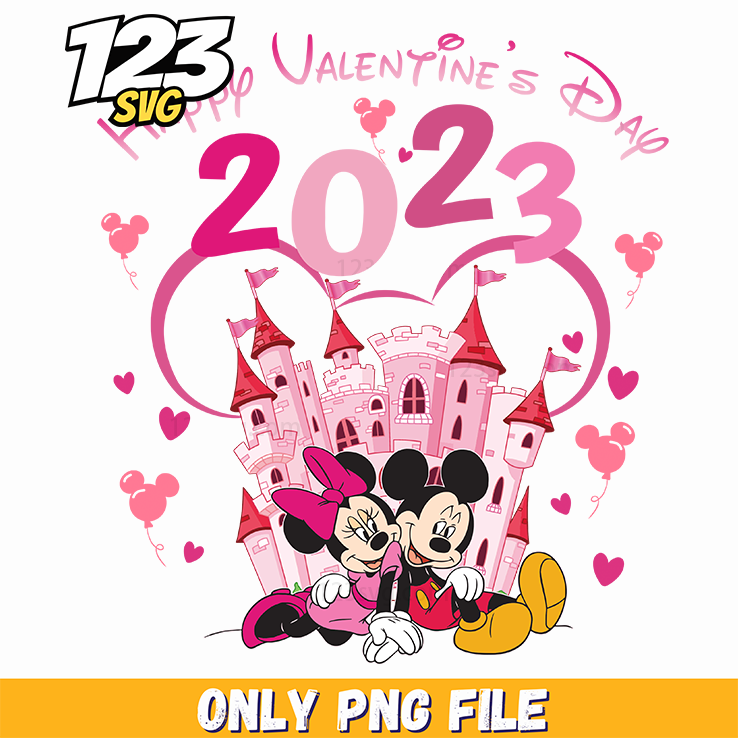 Disney Valentine 2023, valentine disney 2023, valentine disney ornaments 2023 - 123SVG Store