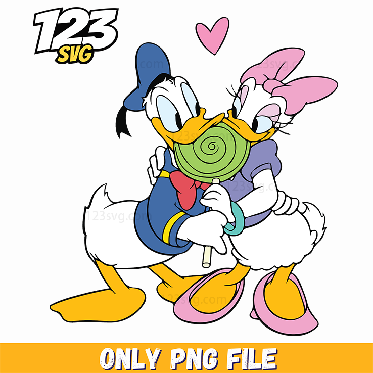 Donald Duck Valentine PNG, donald duck valentine clipart, donald duck valentine images - 123SVG Store