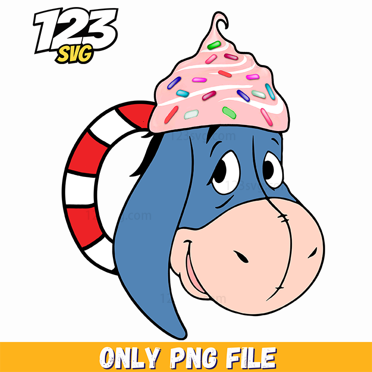 Eeyore Candy Heart Png, eeyore candy heart, eeyore candy png - 123SVG Store