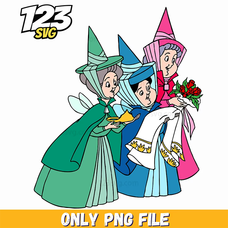 Fairy Godmothers PNG, kpop cartoon png, demon idol png - 123SVG Store