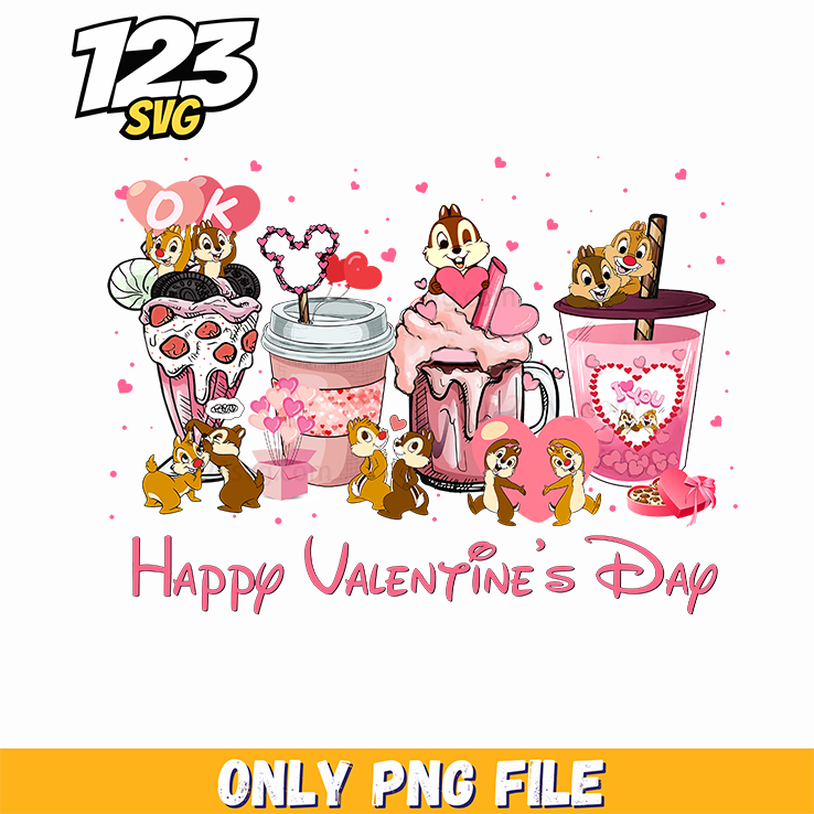 Happy Valentines Day Disney PNG, valentines day disney, disney valentines day - 123SVG Store