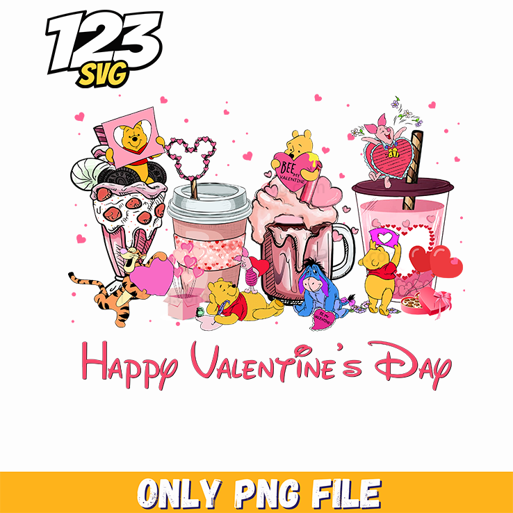 Happy Valentines Day Friends PNG, valentines day friends images, happy valentines day png - 123SVG Store