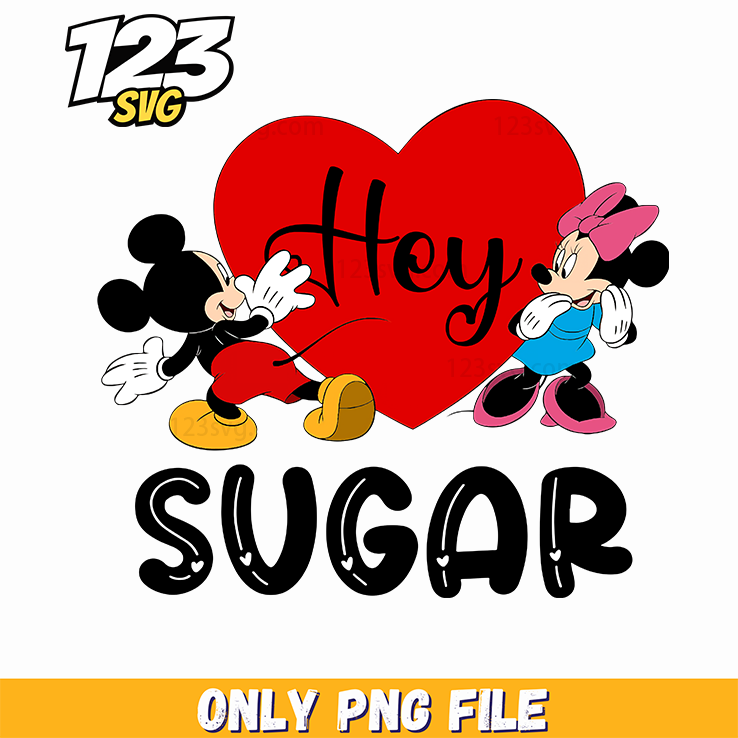 Hey Sugar Valentine, valentine gift ideas, valentine day gifts - 123SVG Store