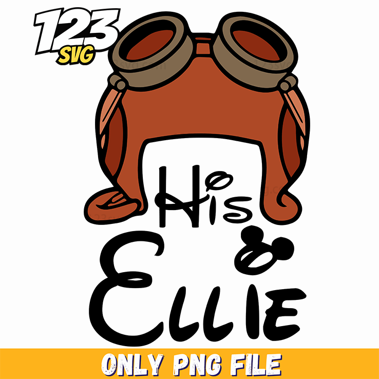 His Ellie Couple PNG, ellie and his boyfriend, ellie and his love - 123SVG Store
