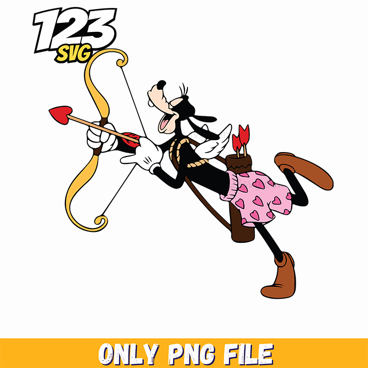 Minnie Cupid Valentine PNG, minnie cupid valentine, minnie mouse valentine - 123SVG Store