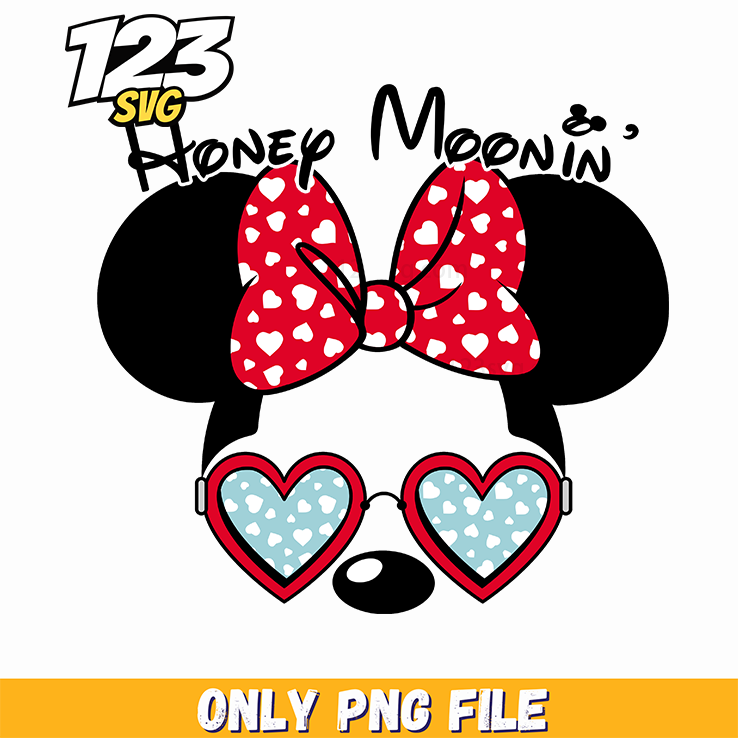 Minnie Heart Glasses Png, minnie mouse heart glasses png, minnie ears glasses png free - 123SVG Store