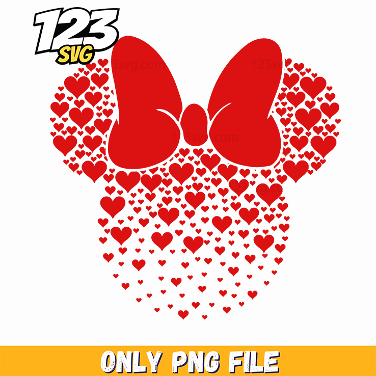 Minnie Mouse Bow Png, Minnie Bow Png, Minnie Mouse Png Bows - 123SVG Store