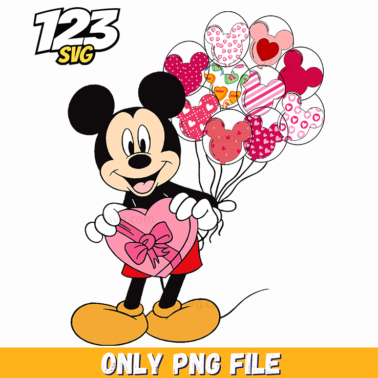 Minnie Mouse Valentine Standing PNG, minnie mouse valentine, valentine minnie mouse png - 123SVG Store