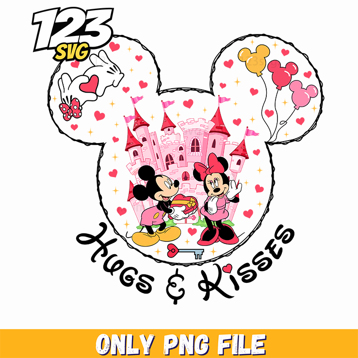 Minnie Valentine Heart PNG, Minnie Valentine Heart, Minnie Mouse Valentine Heart - 123SVG Store