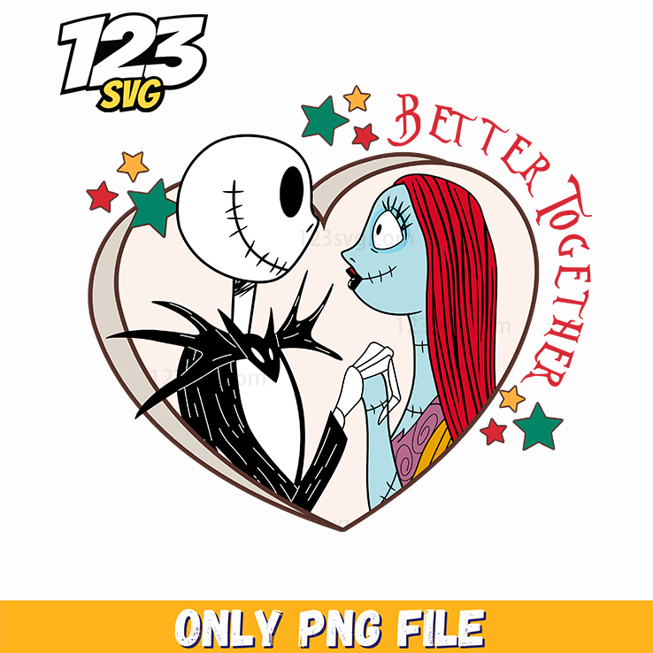 Nightmare Before Christmas Valentine Png, valentine nightmare before christmas, the nightmare before christmas valentine - 123SVG Store