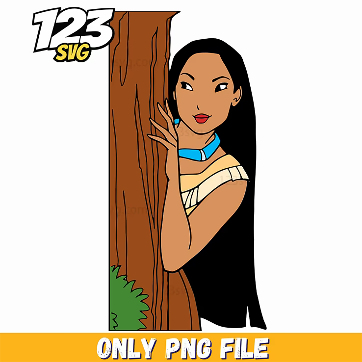 Pocahontas Sunflower PNG, korean cartoon png, modern vibes boys png - 123SVG Store
