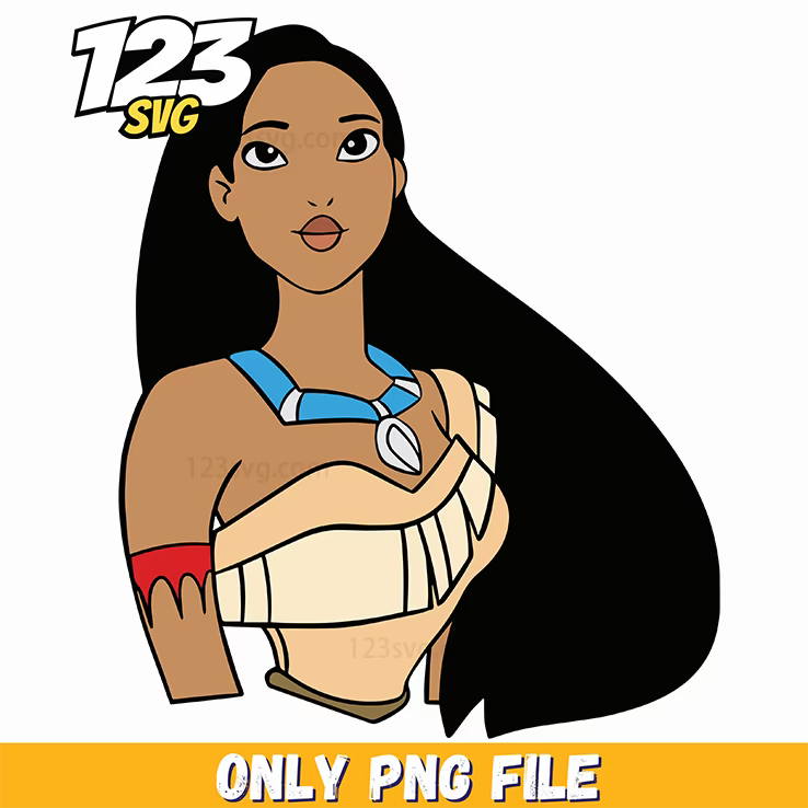 Pocahontas White Dress PNG, kpop huntrix png, kpop huntrix png - 123SVG Store