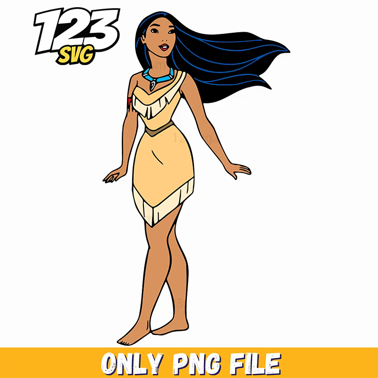Pocahontas Wind Pose PNG, kpop cartoon png, halloween pumpkin png - 123SVG Store