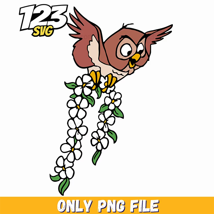 Sleeping Beauty Owl PNG, korean cartoon png, korean cartoons png - 123SVG Store