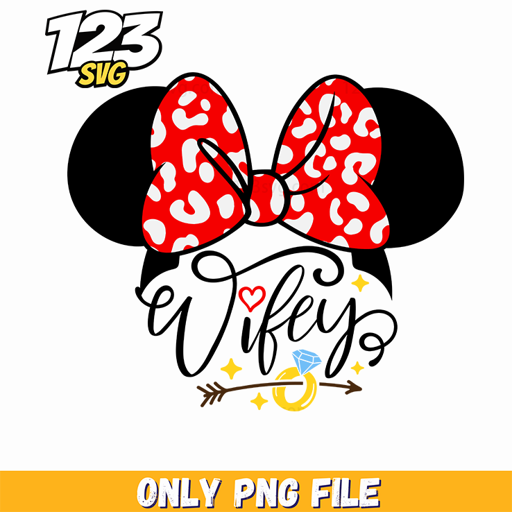 Wifey Minnie Valentine PNG, Minnie Valentine PNG free, Minnie Valentine PNG download - 123SVG Store