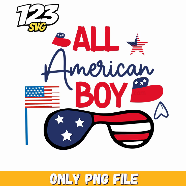 all american boy png, patriotic boy png transparent, american boy icon - 123SVG Store