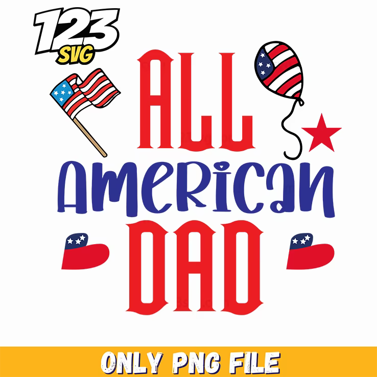 all american dad flag balloon us maps png, us map balloons, american flag balloons - 123SVG Store