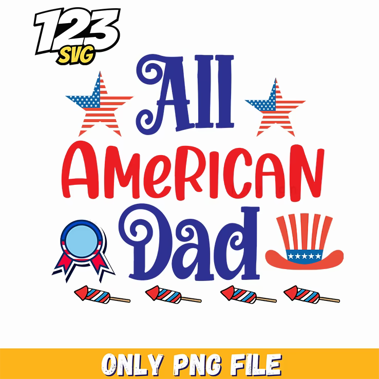 all american dad stars ribbon uncle sam hat rockets png, all american flags, american stars and stripes hat - 123SVG Store