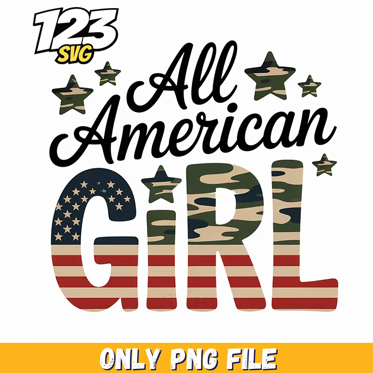 all american girl flag camo border png, all american girl flag camo border png, american girl flag camo border - 123SVG Store