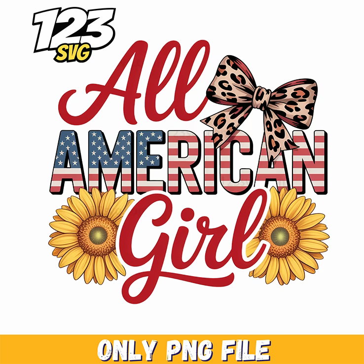 all american girl sunflower leopard bow png, christmas tree and bow png, coquette bow png - 123SVG Store