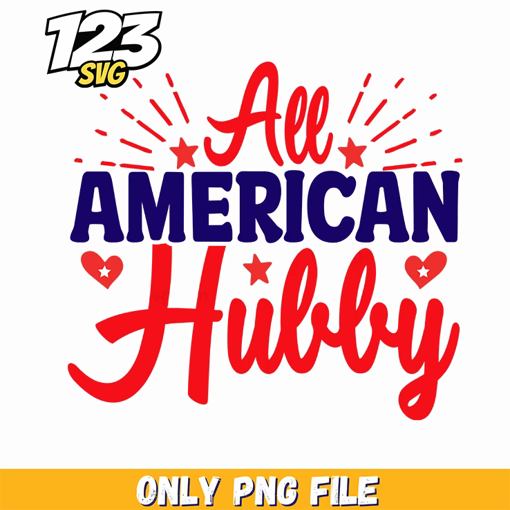 all american hubby stars png, american hubby stars, hubby stars png - 123SVG Store