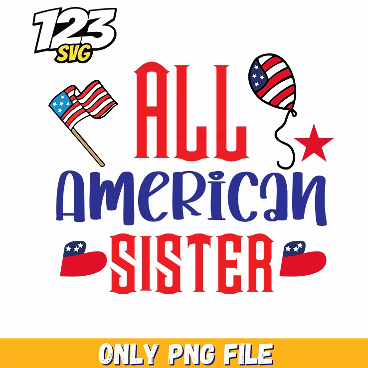 all american sister flag balloon star us maps png, us map balloon decorations, american flag balloon decorations - 123SVG Store