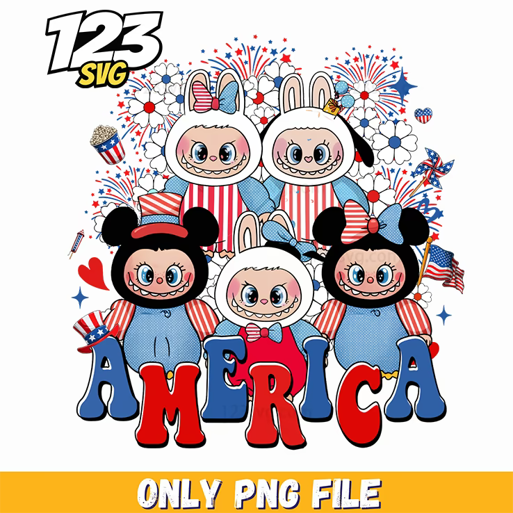 america labubu png, labubu, labubu png - 123SVG Store