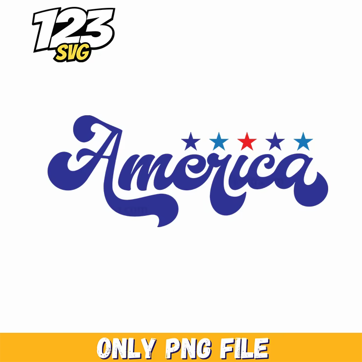 america minimalist star tail script png, kpop fantasy concept png, kpop demon hunter png - 123SVG Store