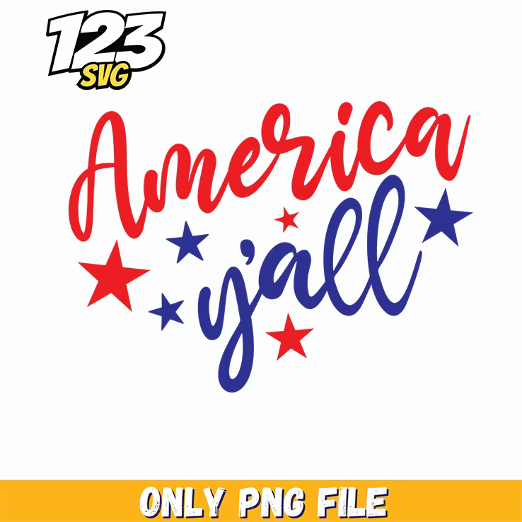 america yall starry script png, true patriot charlie kirk png, cute chibi Captain America easter eggs png - 123SVG Store