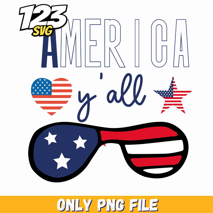 america yall sunglasses png, yall american sunglasses, american sunglasses for men - 123SVG Store