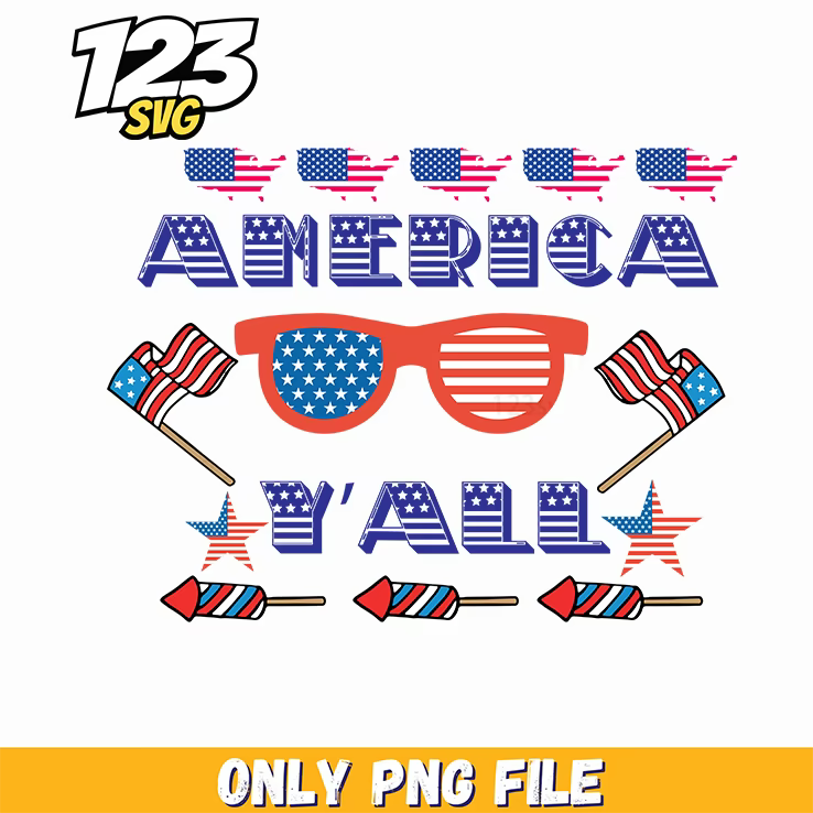 america yall us maps sunglasses flags rockets png, usa maps with flags and rockets, american flags rockets usa maps - 123SVG Store
