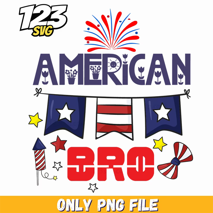 american bro fireworks bunting candy png, red white and blue bunting, patriotic bunting for fireworks - 123SVG Store