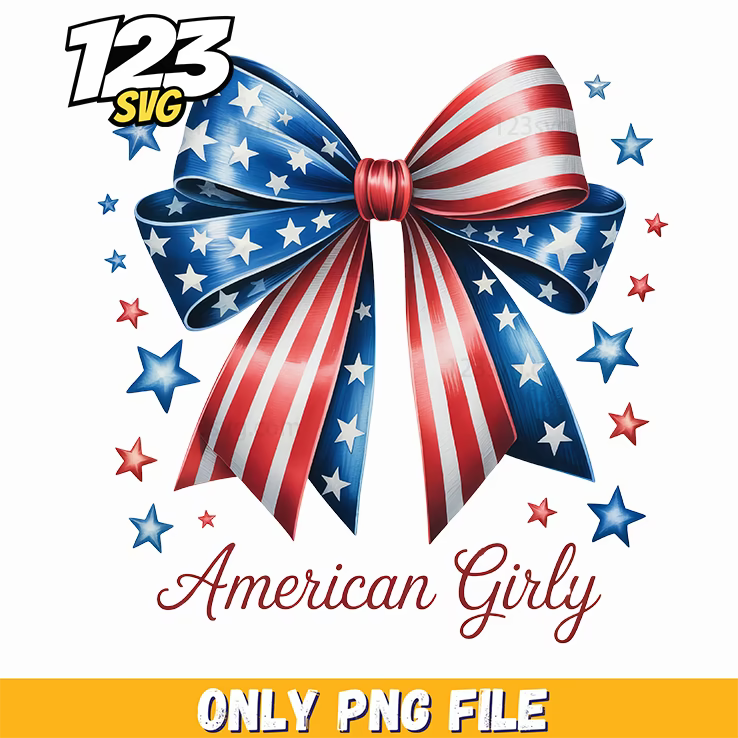 american girly patriotic ribbon bow png, american patriotic ribbon bow, patriotic ribbon bow png - 123SVG Store
