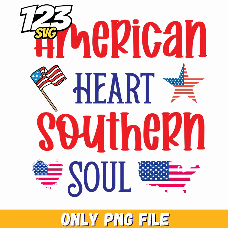 american heart southern soul flags stars hearts us map png, southern soul american heart flags, american heart flags stars usa - 123SVG Store