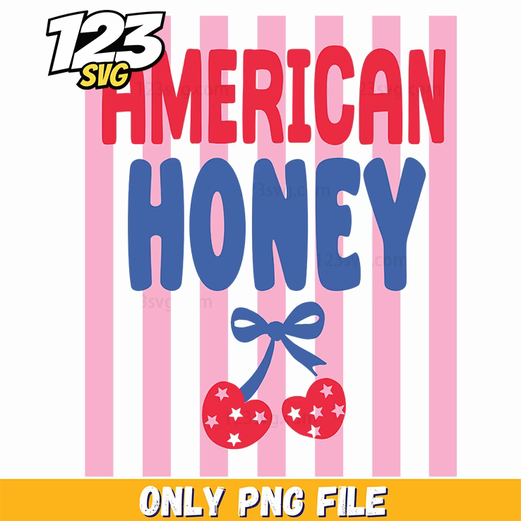 american honey png, patriotic america png, independence day png - 123SVG Store