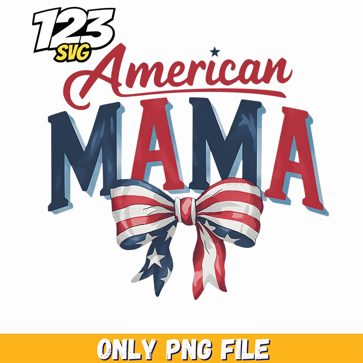 american mama bow style png, american baby mama bow, baby mama bow style - 123SVG Store
