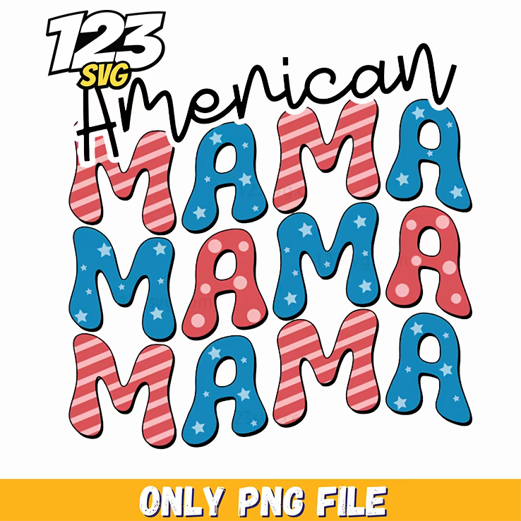 american mama stacked retro serif png, disney stitch ‘90s vibe retro distressed png, minnie retro christmas png - 123SVG Store
