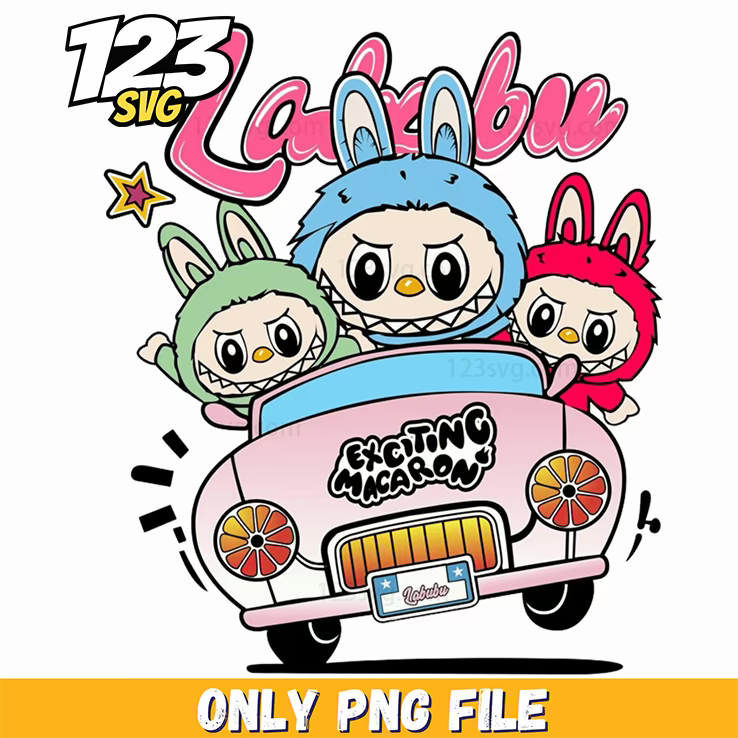 anime racing labubu png, labubu anime, labubu png - 123SVG Store