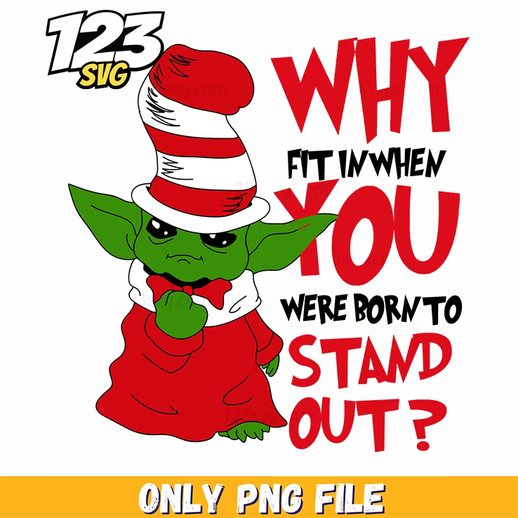 baby yoda born to stand out png, kpop hero png, love fighter aesthetic png - 123SVG Store