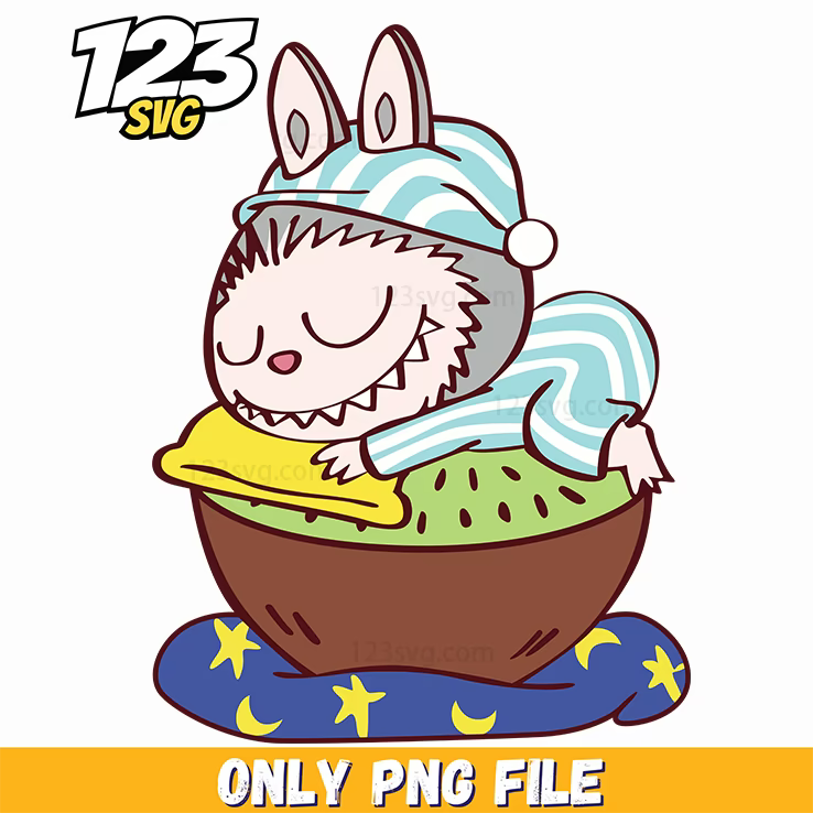 banana labubu png, labubu png clipart, labubu png image - 123SVG Store