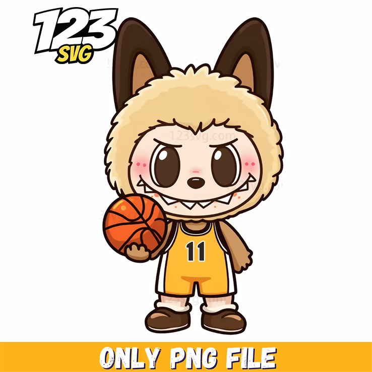 basketball bunny labubu png, basketball labubu png, labubu png basketball images - 123SVG Store