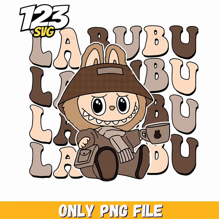 brown outfit labubu png, labubu outfits, labubu fashion inspiration - 123SVG Store