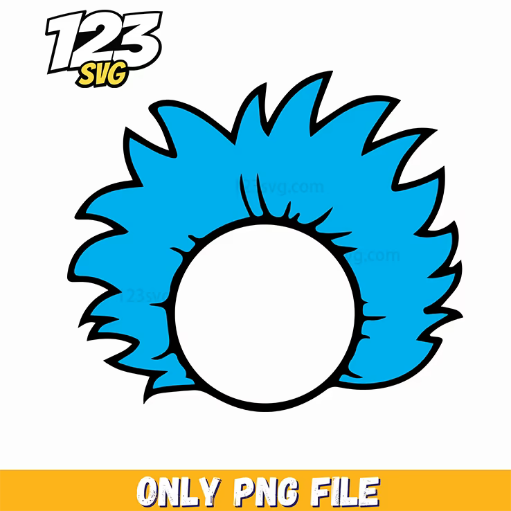 cat in the hat hair circle frame dr seuss png, kpop hunter cat png, kpop hero png - 123SVG Store