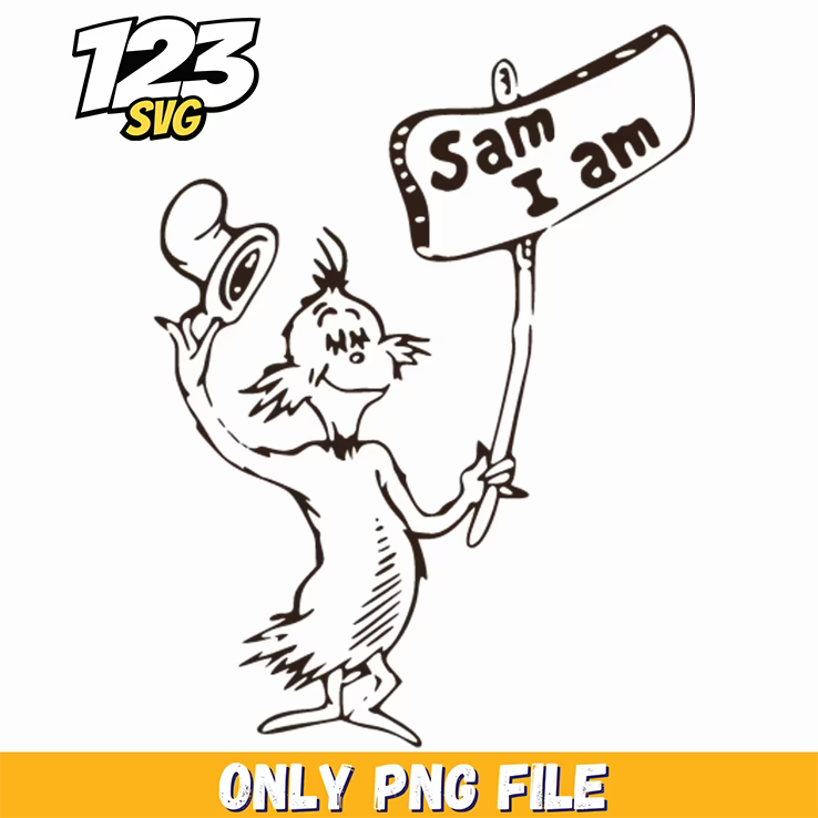 cat in the hat line art dr seuss png, wicked quotes png, wicked png - 123SVG Store
