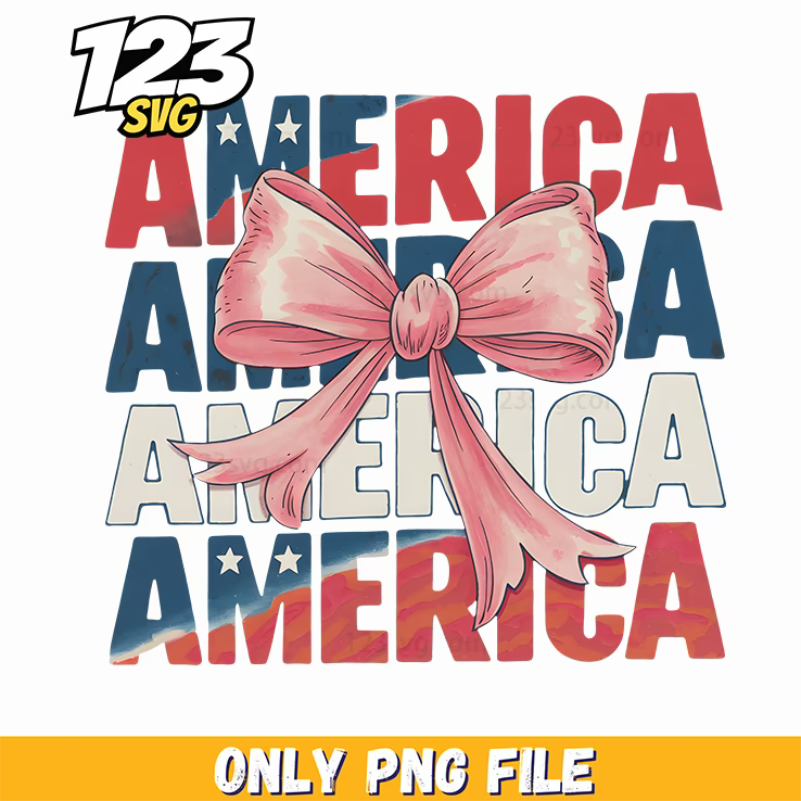 coquette bow america style png, coquette bow png, pink coquette bow valentine png - 123SVG Store