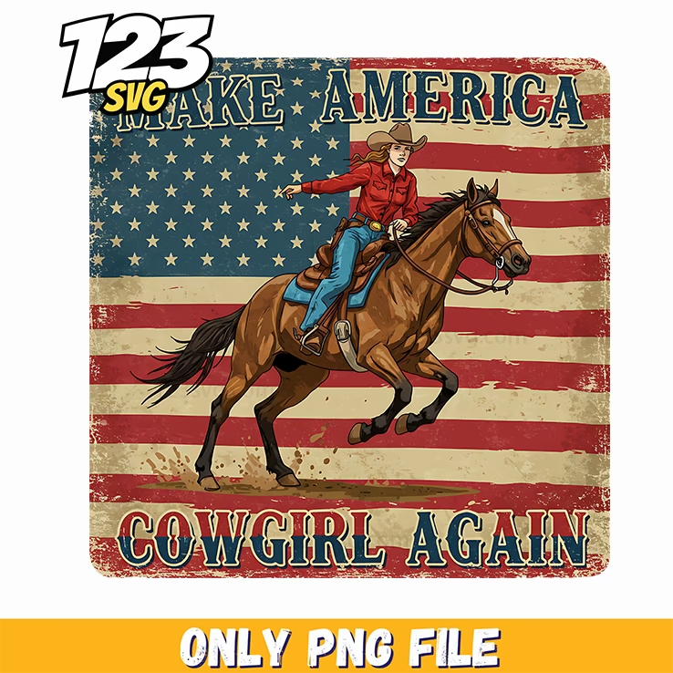cowgirl again america png, melanin cowgirl swag png graphic, melanin cowgirl swag png graphic - 123SVG Store