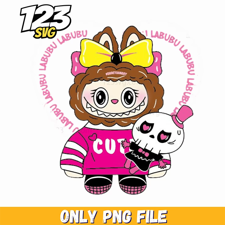 cute emo labubu png, labubu cute, emo labubu png - 123SVG Store