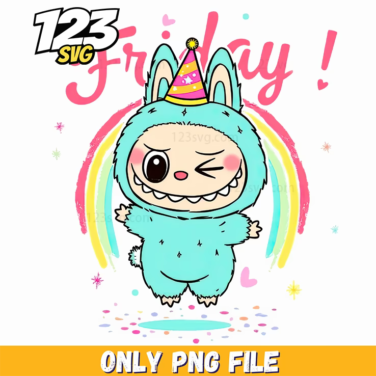 cute friday labubu png, cute la bubu character png file, labubu png cute bunny character designs - 123SVG Store